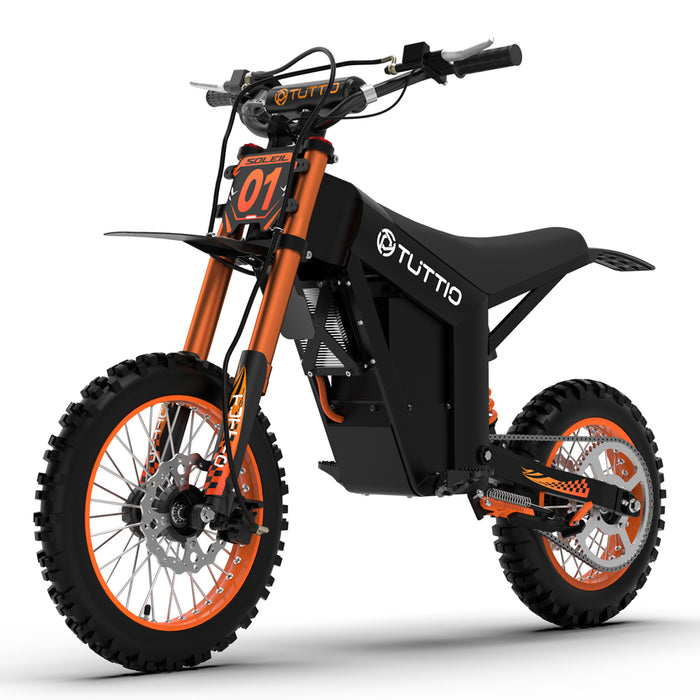 Tuttio Soleil 01 Electric Dirt Bike – 2000W 48V 21Ah, 60Km/h Max Speed, Full Suspension, IPX6 Waterproof
