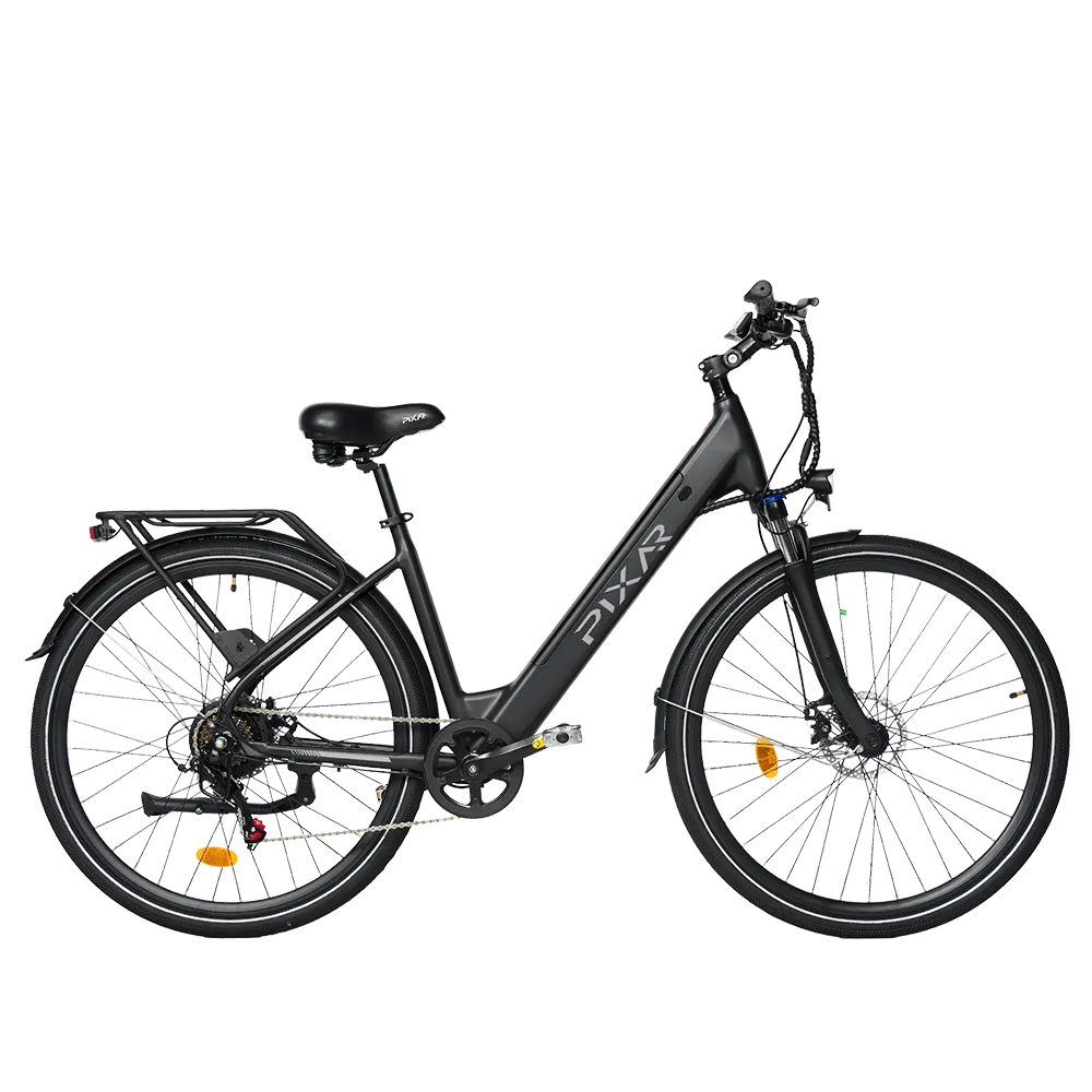 PIXAR City 1 Compact Fat Tire Ebike - 500W Motor, 48V 15.6Ah Battery, 60km Range