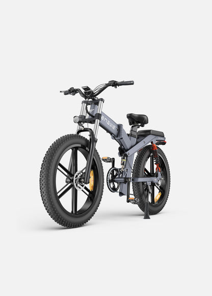 ENGWE X24 Off-Road Electric Bike - 1200W Peak Motor, 31 MPH, Dual Battery Option, 24x4.0 Tires