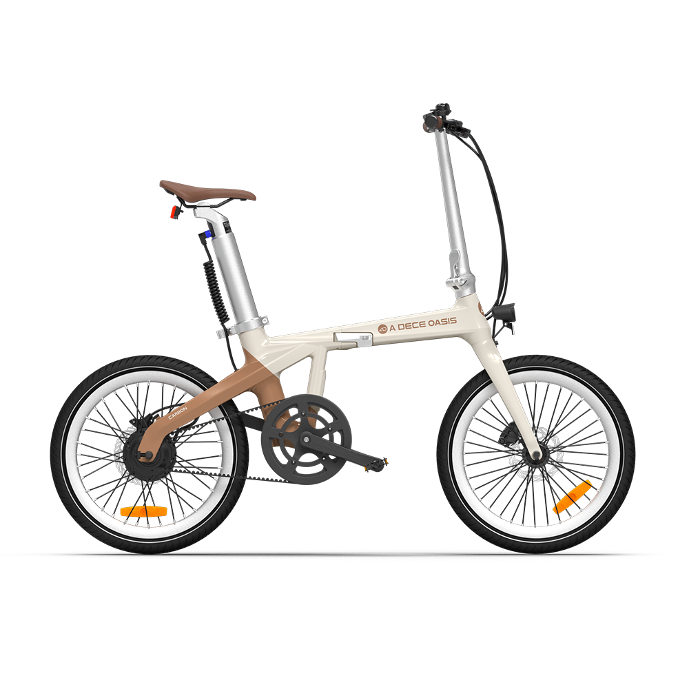 ADO Air 20 Folding Electric Bike: 100km Range, 25km/h Speed, Torque Sensor Pedal Assist