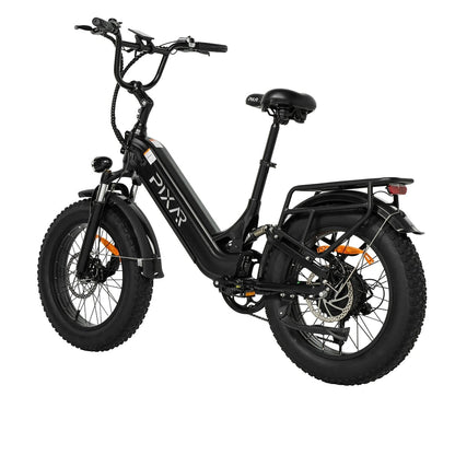 PIXAR Ride1 Fat Tire Mountain E-Bike – 500W Motor, Samsung 36V 15.6Ah Battery, 20"x4.0 Tires, Shimano Gearing