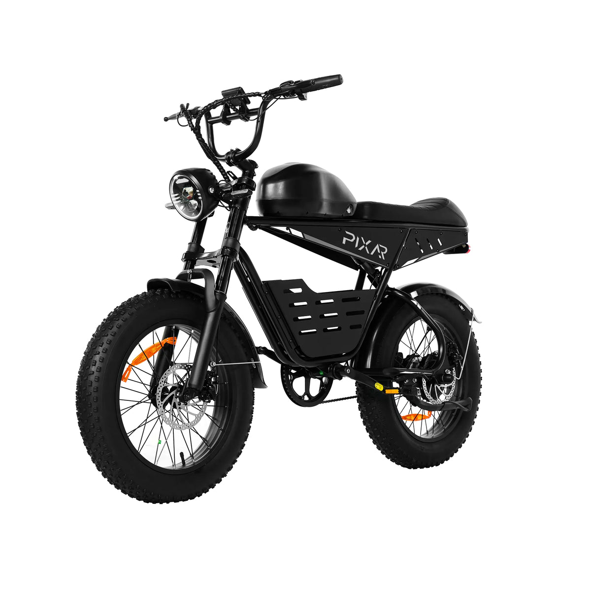 PIXAR SuperV 500W Electric Bike – 48V 15.6Ah Battery, 60KM Range, Shimano 7-Speed, All-Terrain Fat Tire E-Bike