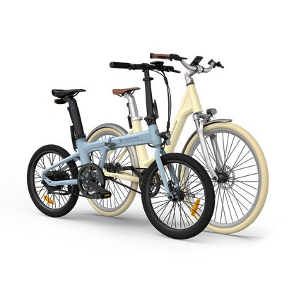 ADO Air 20S Folding Electric Bike: 100km Range, 25km/h Speed, Torque Sensor Pedal Assist