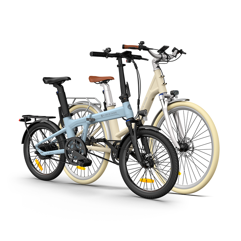 ADO Air 20S Folding Electric Bike: 100km Range, 25km/h Speed, Torque Sensor Pedal Assist