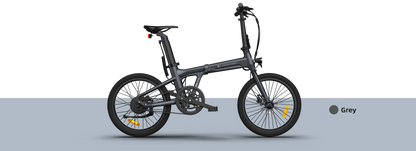 ADO Air 20 Folding Electric Bike: 100km Range, 25km/h Speed, Torque Sensor Pedal Assist