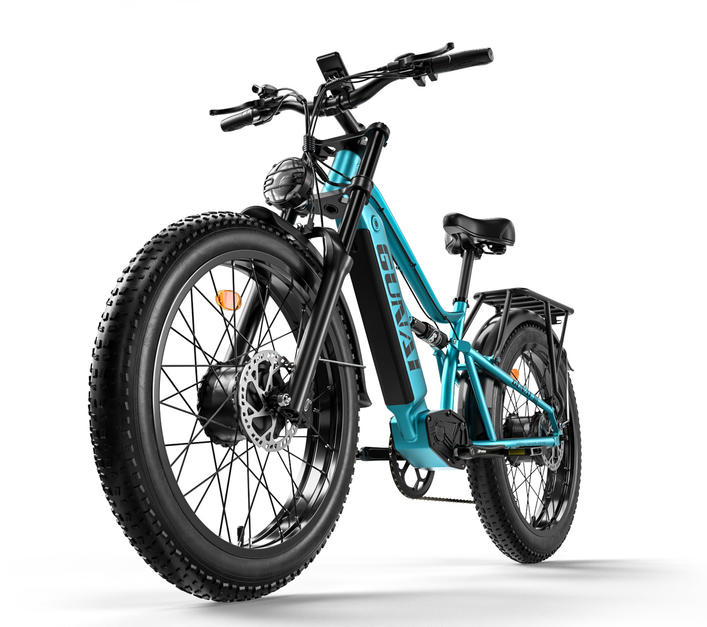 GUNAI-M2 Electric Bike: 48V 1500W Motor, 60KM/h Speed, 17.5Ah Battery, Dual Suspension, Shimano 7-Speed, 26x4.0 Fat Tires, 150KG Load Capacity, 55KM Range