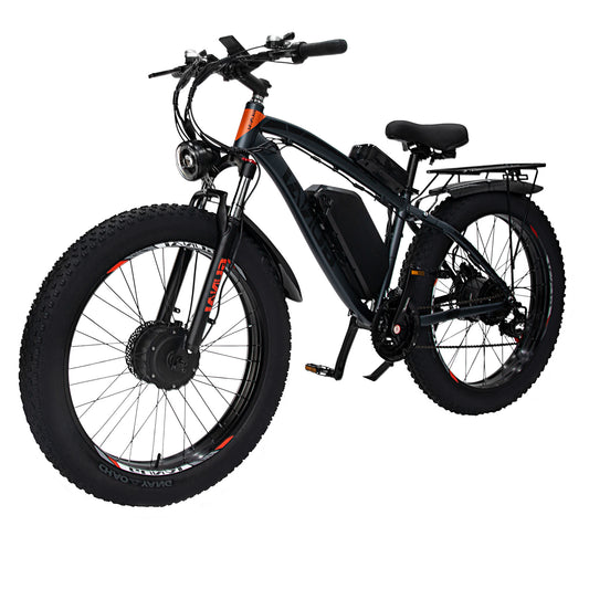 GN88 Electric Bike: 48V 2000W Motor, 23Ah Battery, 55KM/h Speed, Shimano 21-Speed, 26-Inch Aluminum Frame, Fat Tires, Hydraulic Brakes, 130KM Range