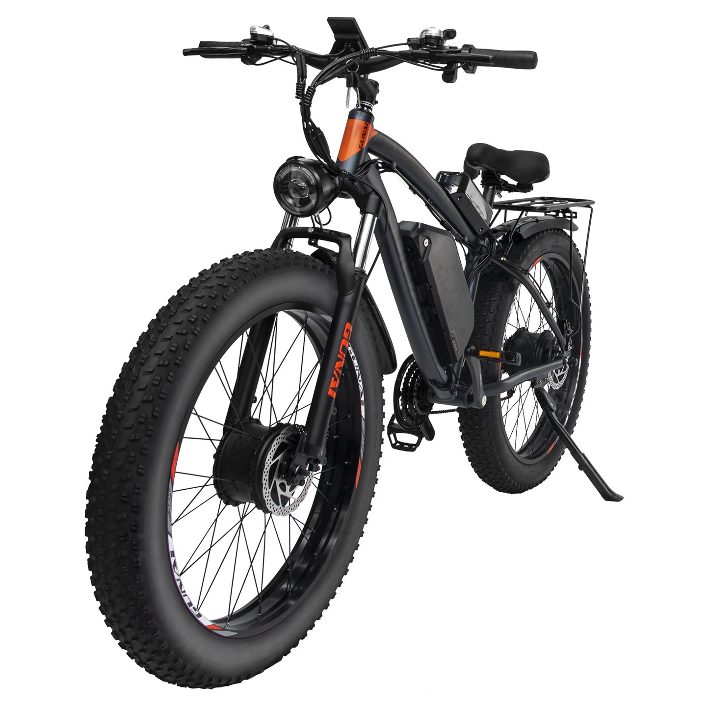 GN88 Electric Bike: 48V 2000W Motor, 23Ah Battery, 55KM/h Speed, Shimano 21-Speed, 26-Inch Aluminum Frame, Fat Tires, Hydraulic Brakes, 130KM Range