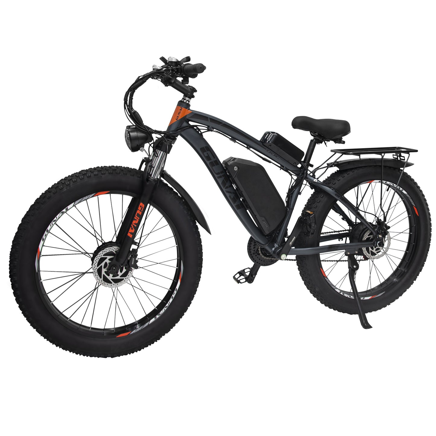 GN88 Electric Bike: 48V 2000W Motor, 23Ah Battery, 55KM/h Speed, Shimano 21-Speed, 26-Inch Aluminum Frame, Fat Tires, Hydraulic Brakes, 130KM Range