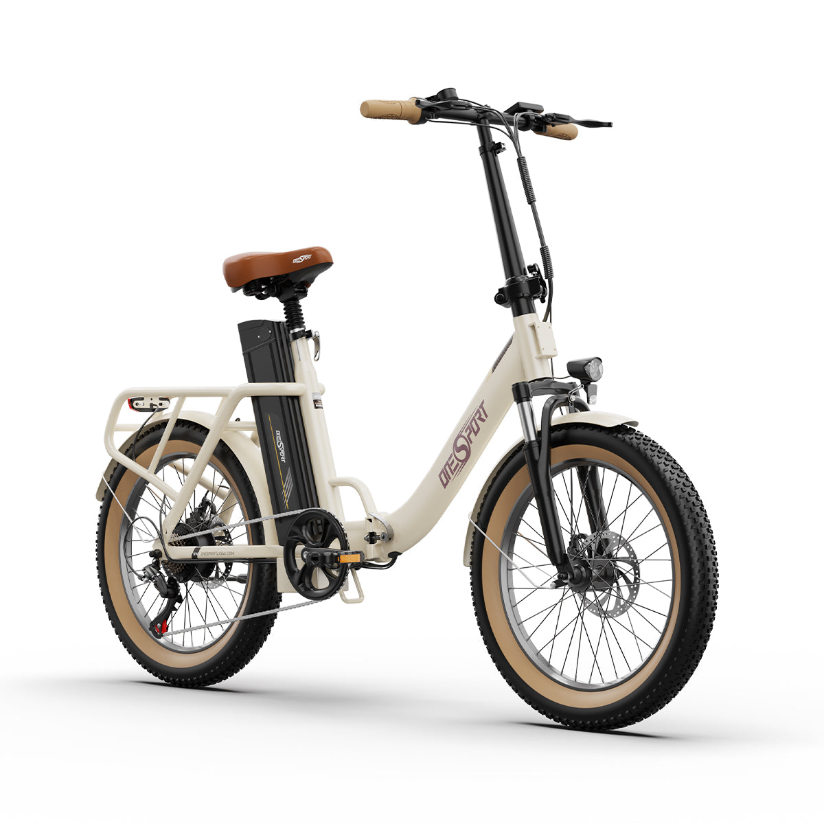 ONESPORT OT16 Electric Bike - 48V 15AH, 20" Tires, 7-Speed, LCD Display, IP54 Rated