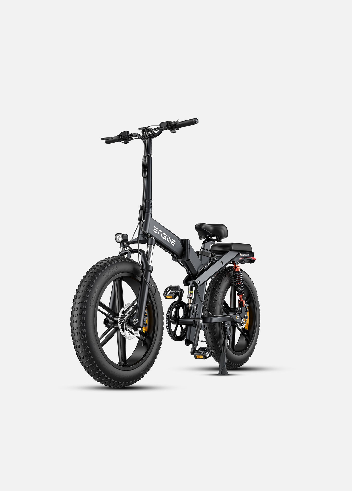 ENGWE X20 Electric Bike - 1000W Motor, 31 MPH, 20x4.0 Tires, 62-93 Mile Range