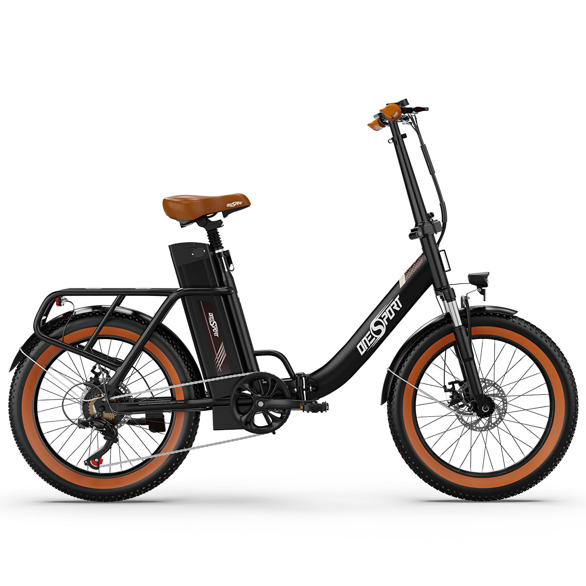 ONESPORT OT16 Electric Bike - 48V 15AH, 20" Tires, 7-Speed, LCD Display, IP54 Rated