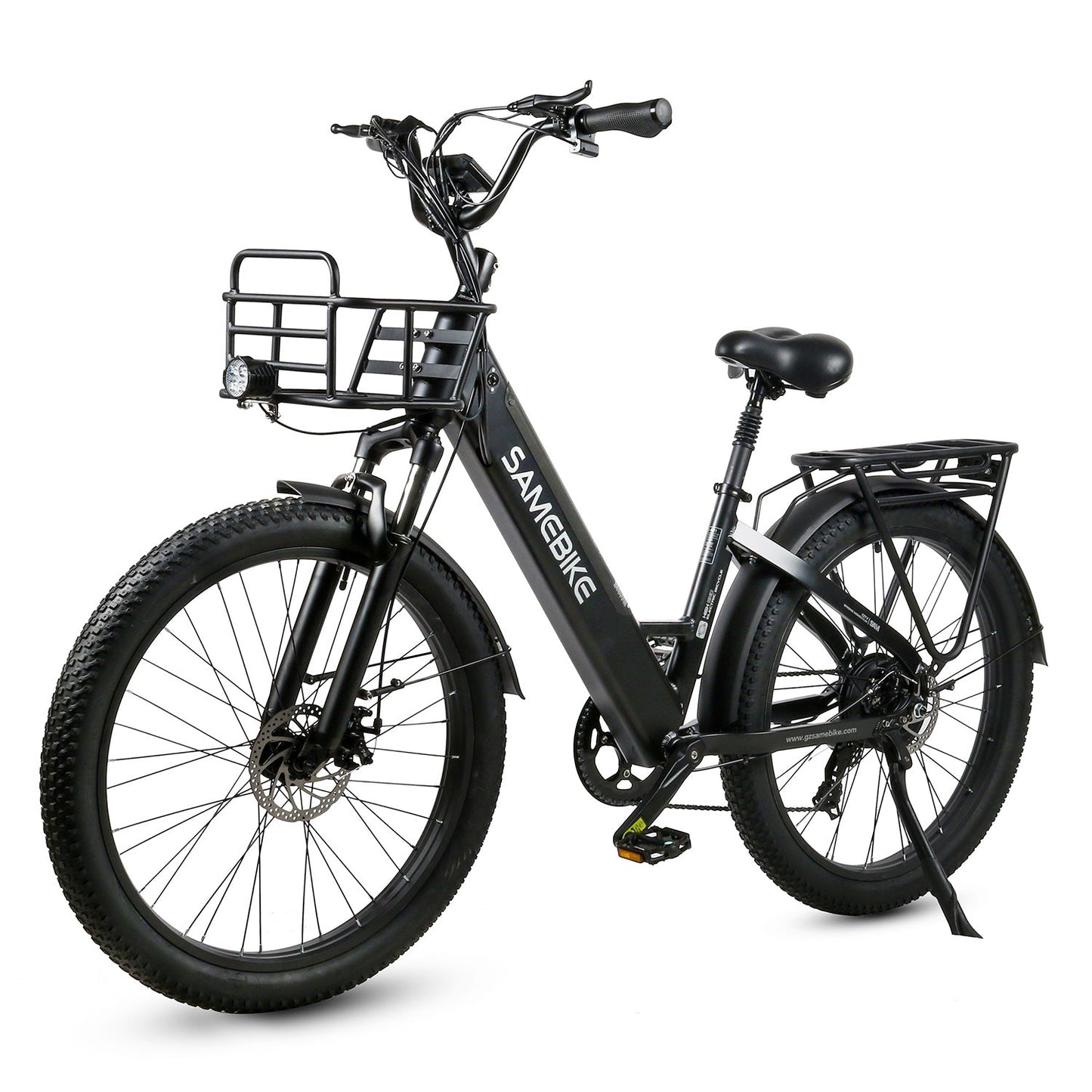 SAMEBIKE RS-A01 High-Performance Electric Bike - 750W Motor, 45 km/h, 26x3 Tires, 110 km Range