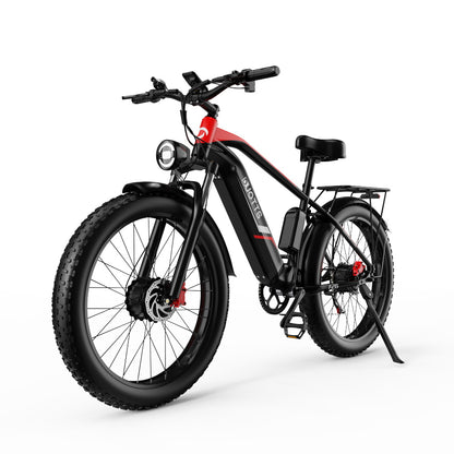 DUOTTS F26 Pro Dual-Motor Electric Bike: 48V 750W*2 Motors, Samsung 48V 20AH Battery, Shimano 7-Speed, Hydraulic Brakes, 65NM Torque, LCD Display, Bluetooth Connectivity, Aluminum Alloy Frame