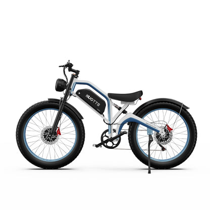 DUOTTS N26 Electric Bike: 120km Range, 25km/h Speed, Shimano 7-Speed, Aluminum Frame, Bluetooth Display