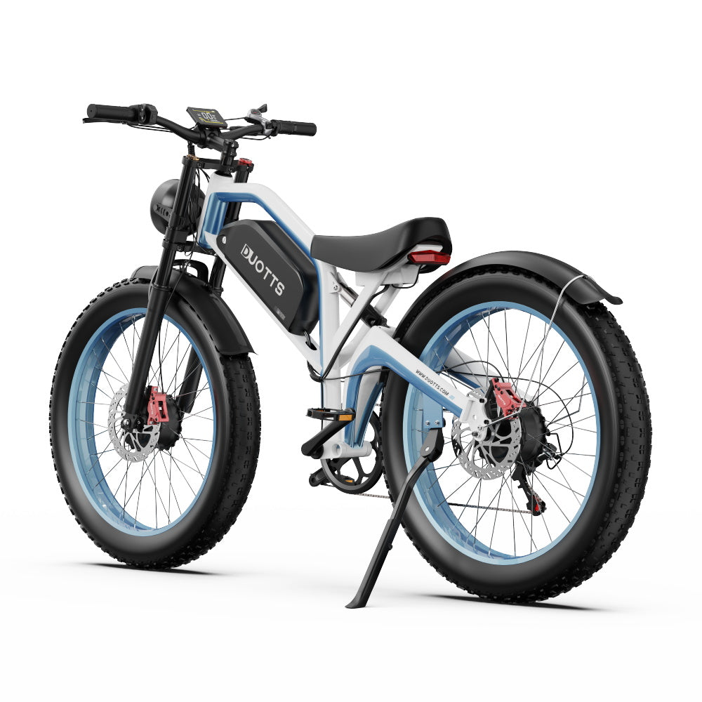 DUOTTS N26 Electric Bike: 120km Range, 25km/h Speed, Shimano 7-Speed, Aluminum Frame, Bluetooth Display