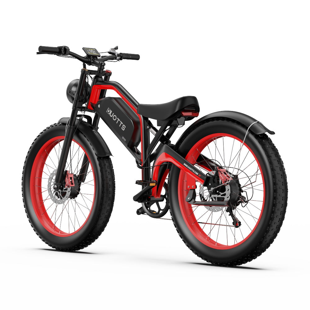 DUOTTS N26 Electric Bike: 120km Range, 25km/h Speed, Shimano 7-Speed, Aluminum Frame, Bluetooth Display