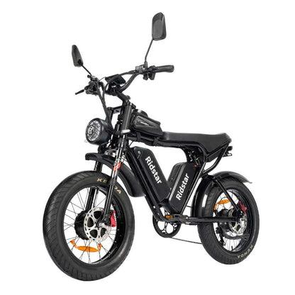 Ridstar Q20 Pro - 2000W Dual Motor E-Bike, 52V 40AH Battery, 20" Fat Tires, Dual Suspension