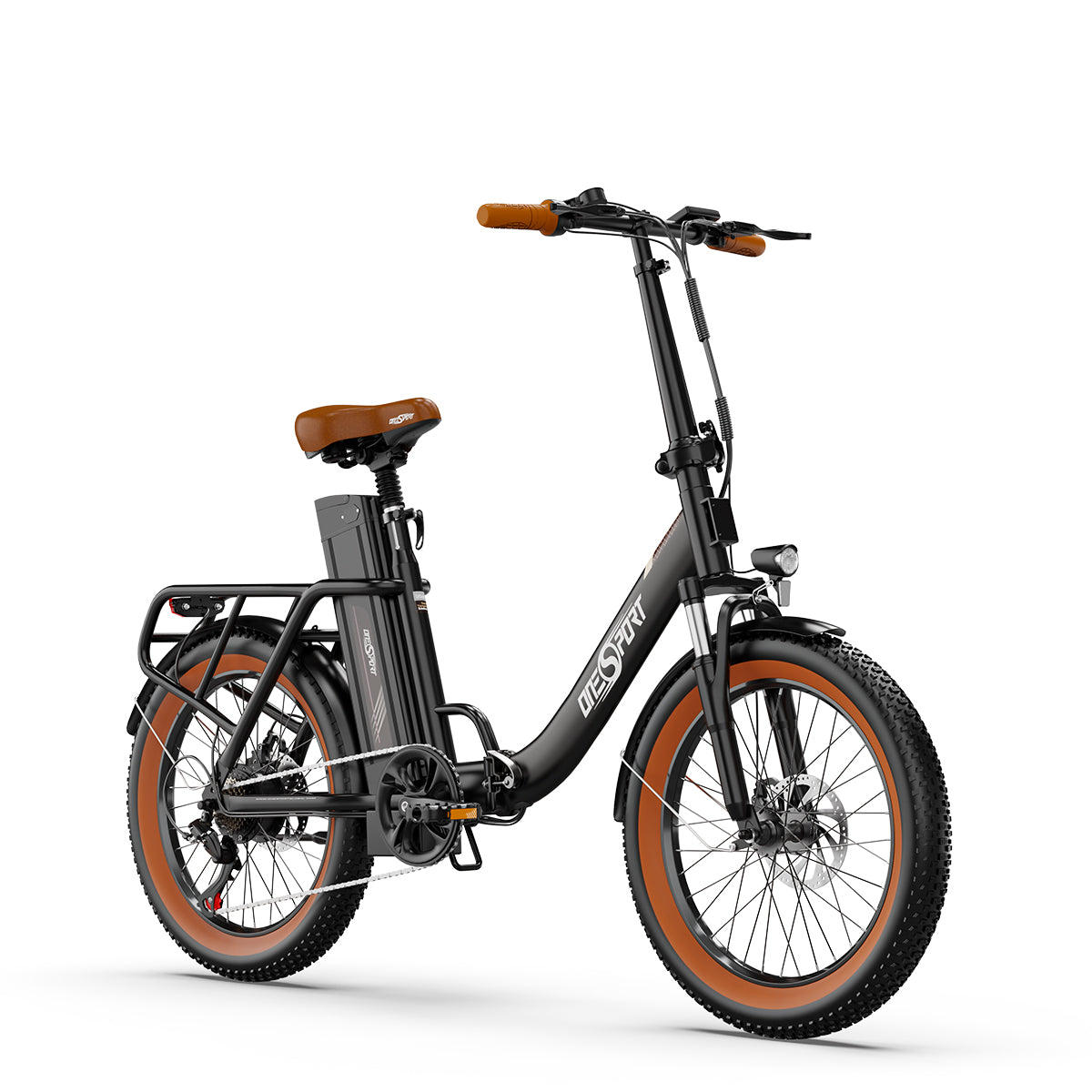 ONESPORT OT16 Electric Bike - 48V 15AH, 20" Tires, 7-Speed, LCD Display, IP54 Rated