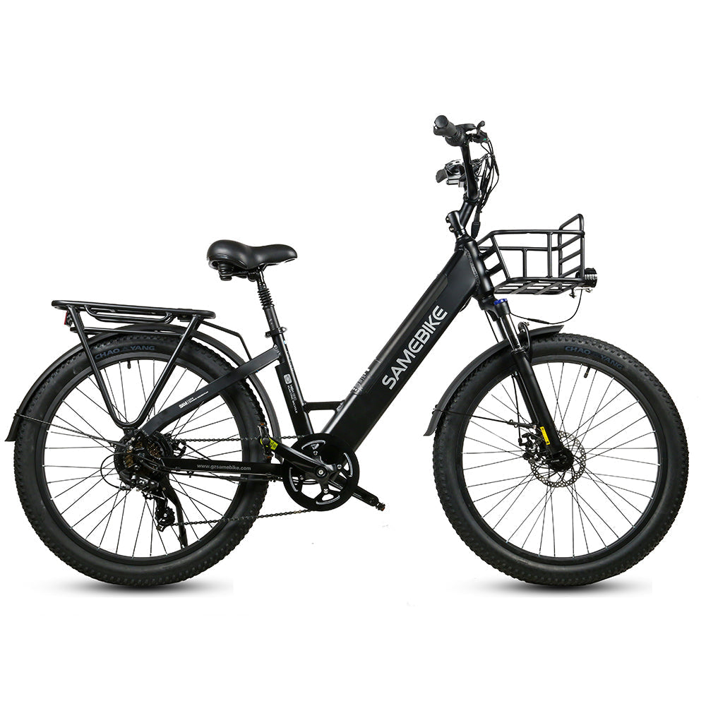 SAMEBIKE RS-A01 High-Performance Electric Bike - 750W Motor, 45 km/h, 26x3 Tires, 110 km Range