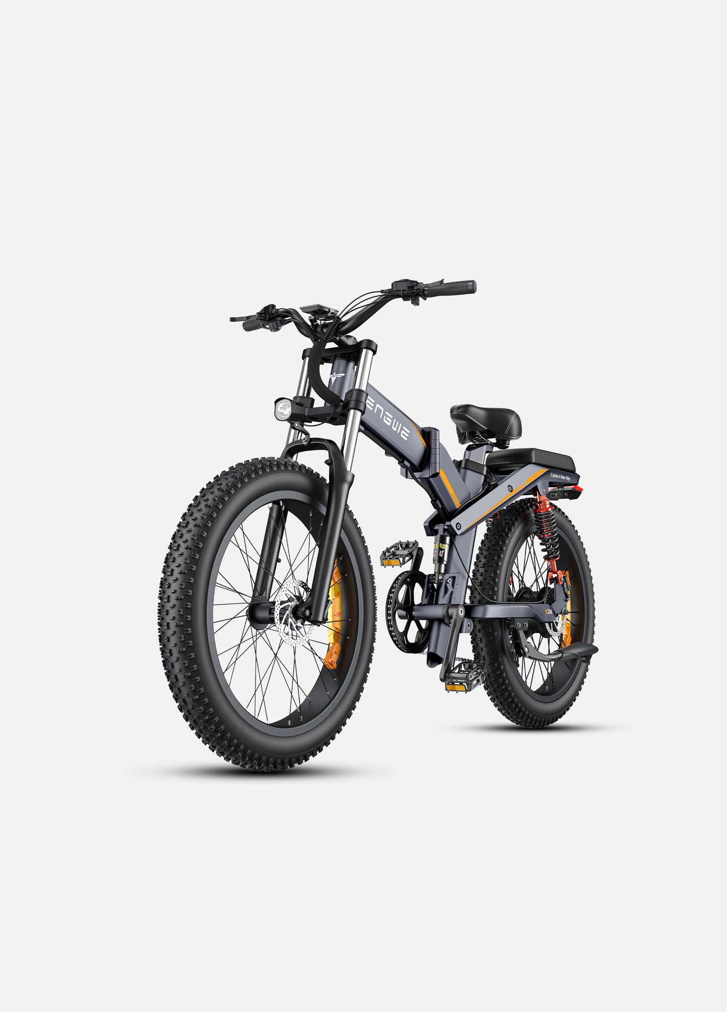 ENGWE X24 Off-Road Electric Bike - 1200W Peak Motor, 31 MPH, Dual Battery Option, 24x4.0 Tires