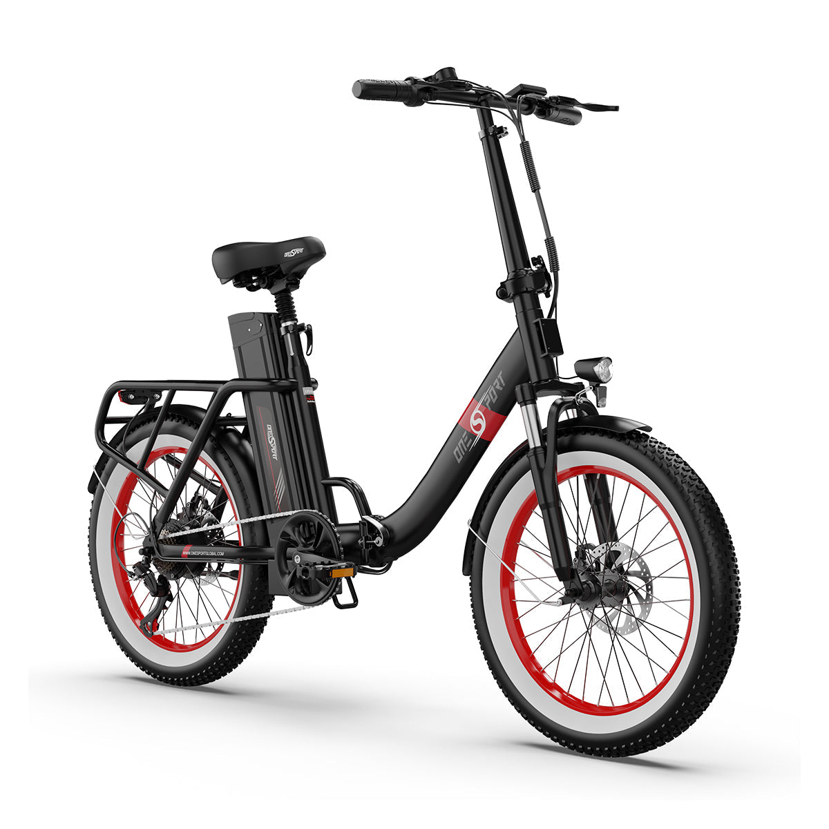 ONESPORT OT16 Electric Bike - 48V 15AH, 20" Tires, 7-Speed, LCD Display, IP54 Rated