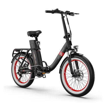 ONESPORT OT16 Electric Bike - 48V 15AH, 20" Tires, 7-Speed, LCD Display, IP54 Rated