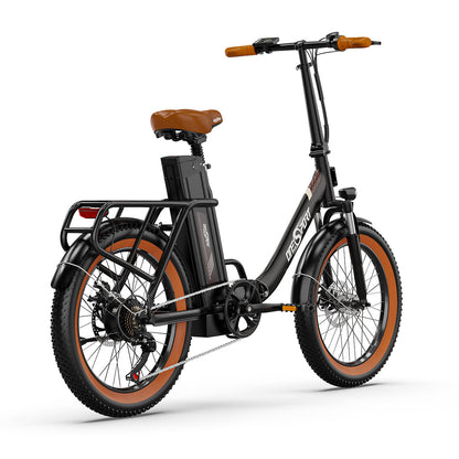 ONESPORT OT16 Electric Bike - 48V 15AH, 20" Tires, 7-Speed, LCD Display, IP54 Rated